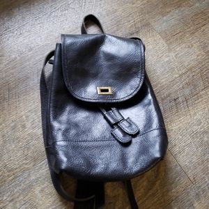 Leather Mini Backpack